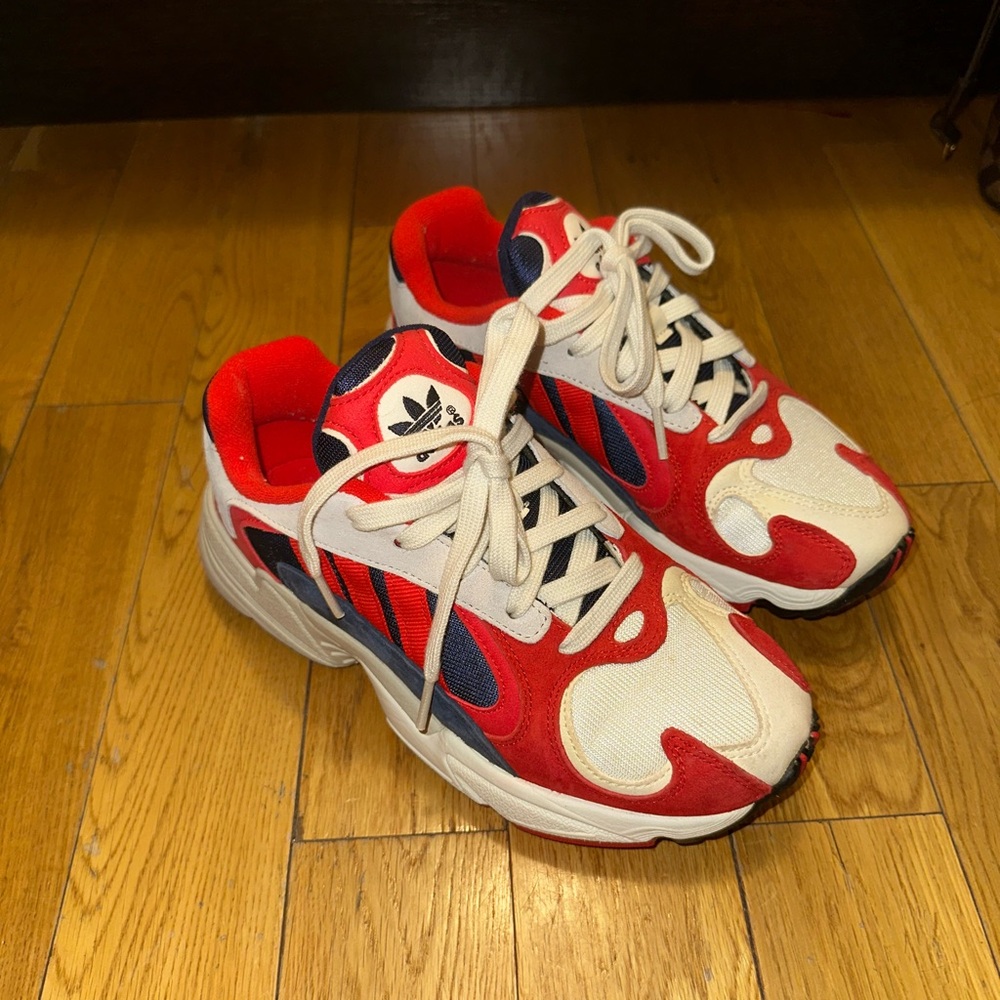 Adidas Yung 1 Red and Collegiate Navy